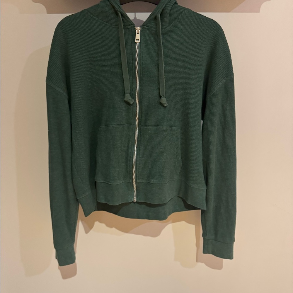 Lucky Brand Forest Green Zip Up Hoodie